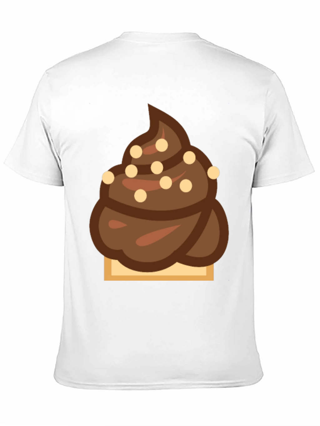 Novelty Chocolate Swirl Emoji T-Shirt