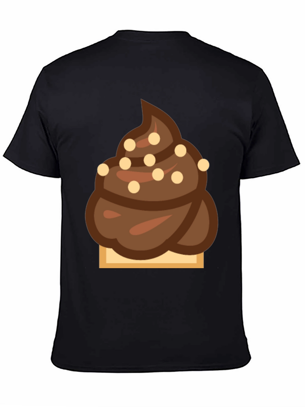 Novelty Chocolate Swirl Emoji T-Shirt