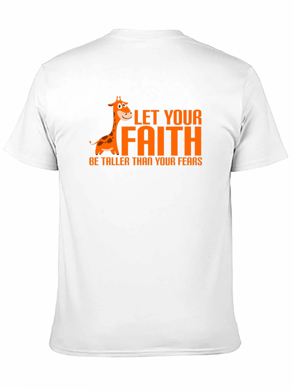 Faith Over Fear Giraffe Graphic Tee
