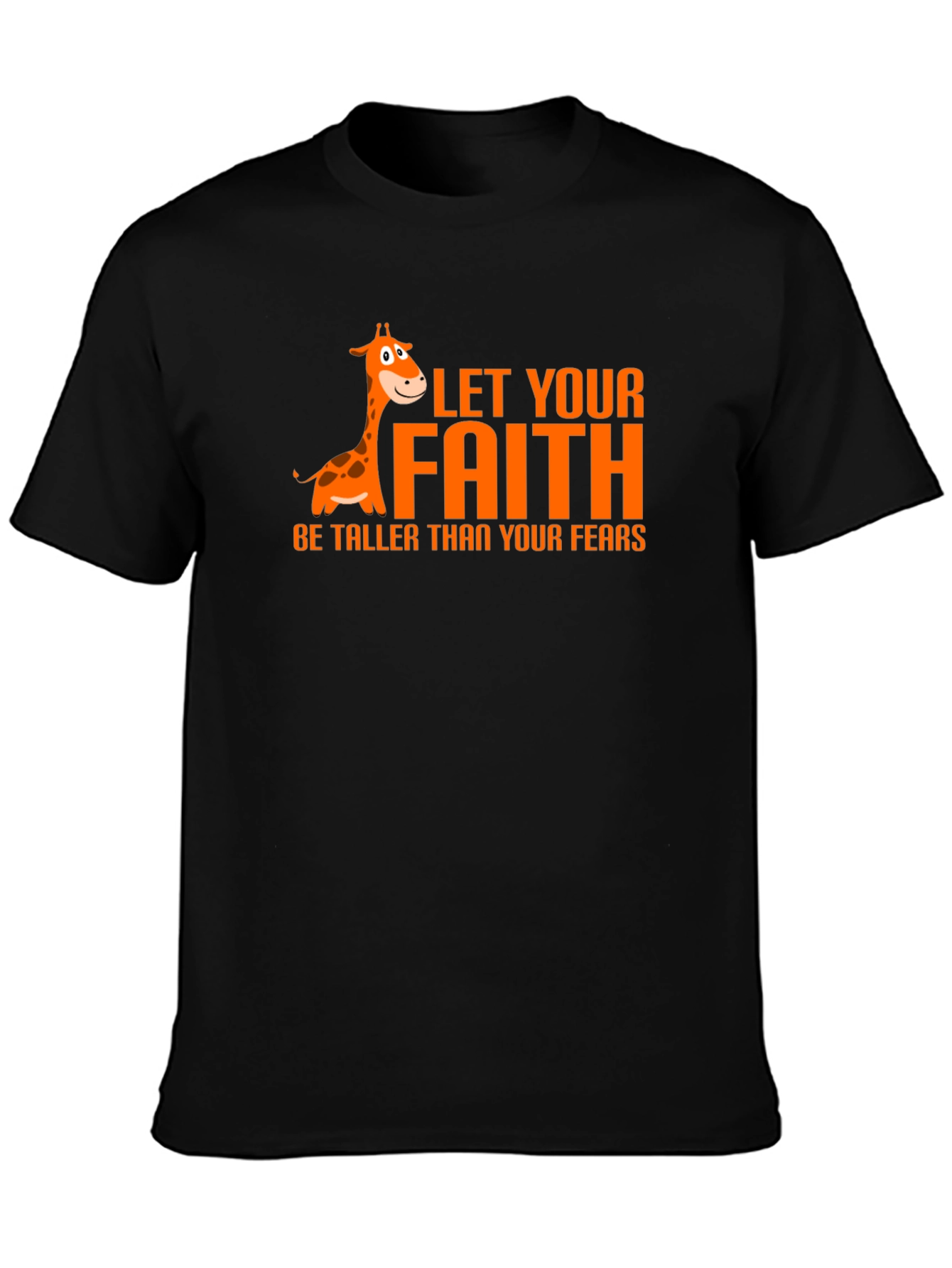 Faith Over Fear Giraffe Graphic Tee