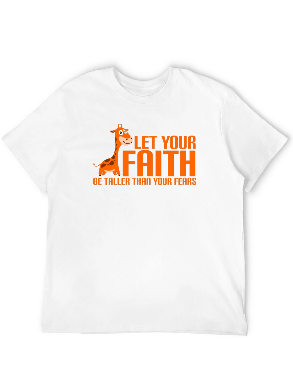 Faith Over Fear Giraffe Graphic Tee