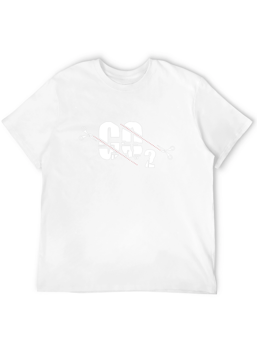 CO2 Cutout Graphic T-Shirt - Black Cotton Blend