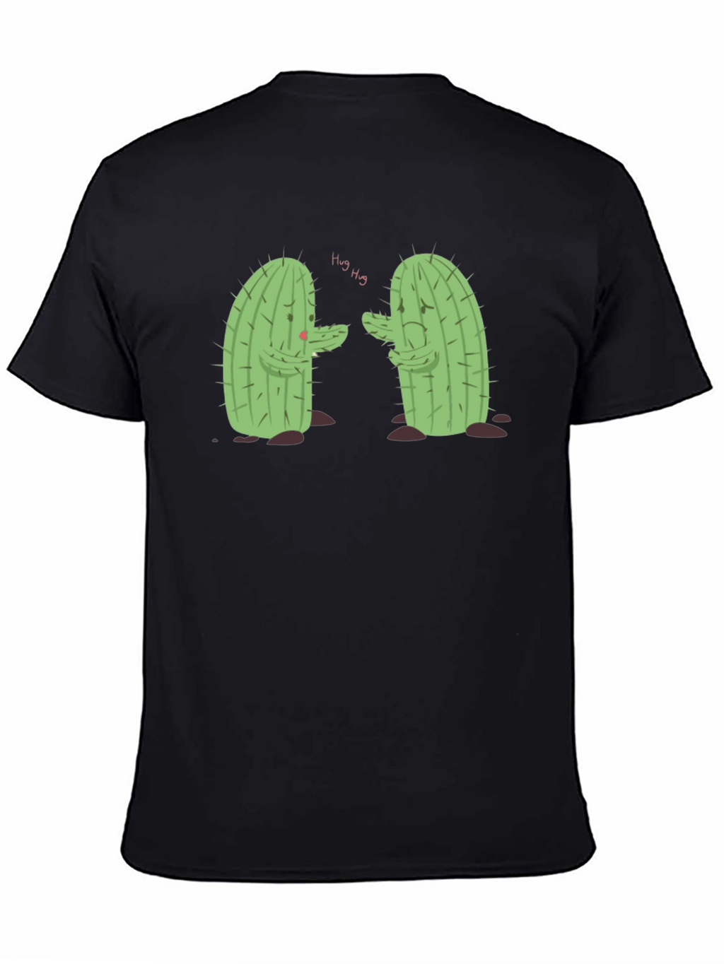 Sad Cactus Hug T-Shirt - Funny Graphic Tee
