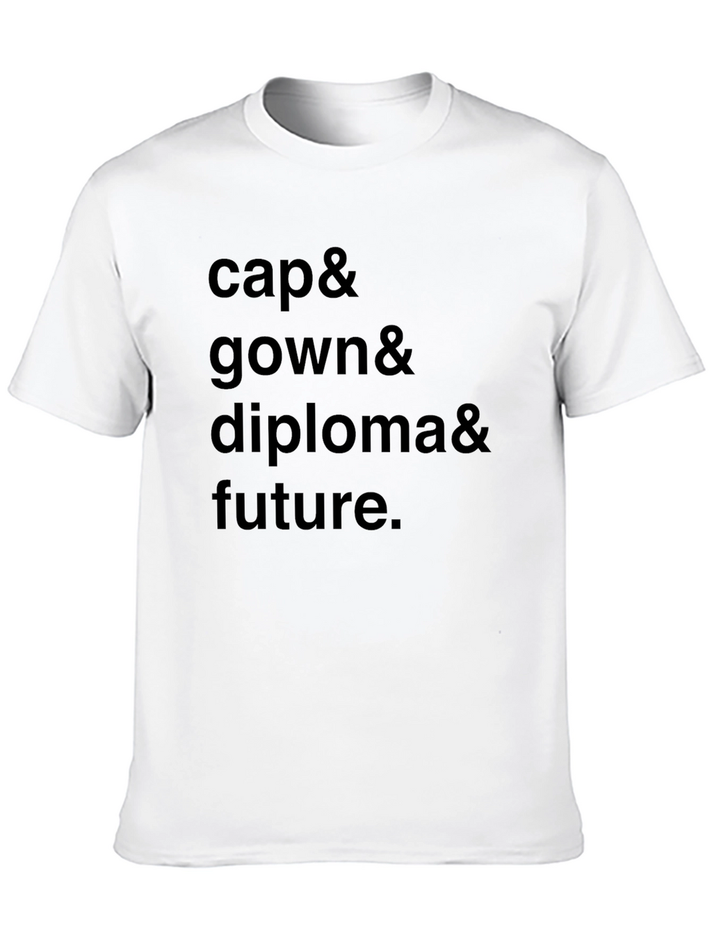 Graduation Cap Gown Diploma Future Black T-Shirt