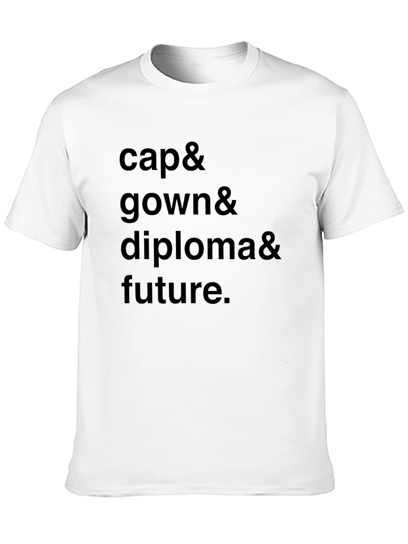Graduation Cap Gown Diploma Future Black T-Shirt