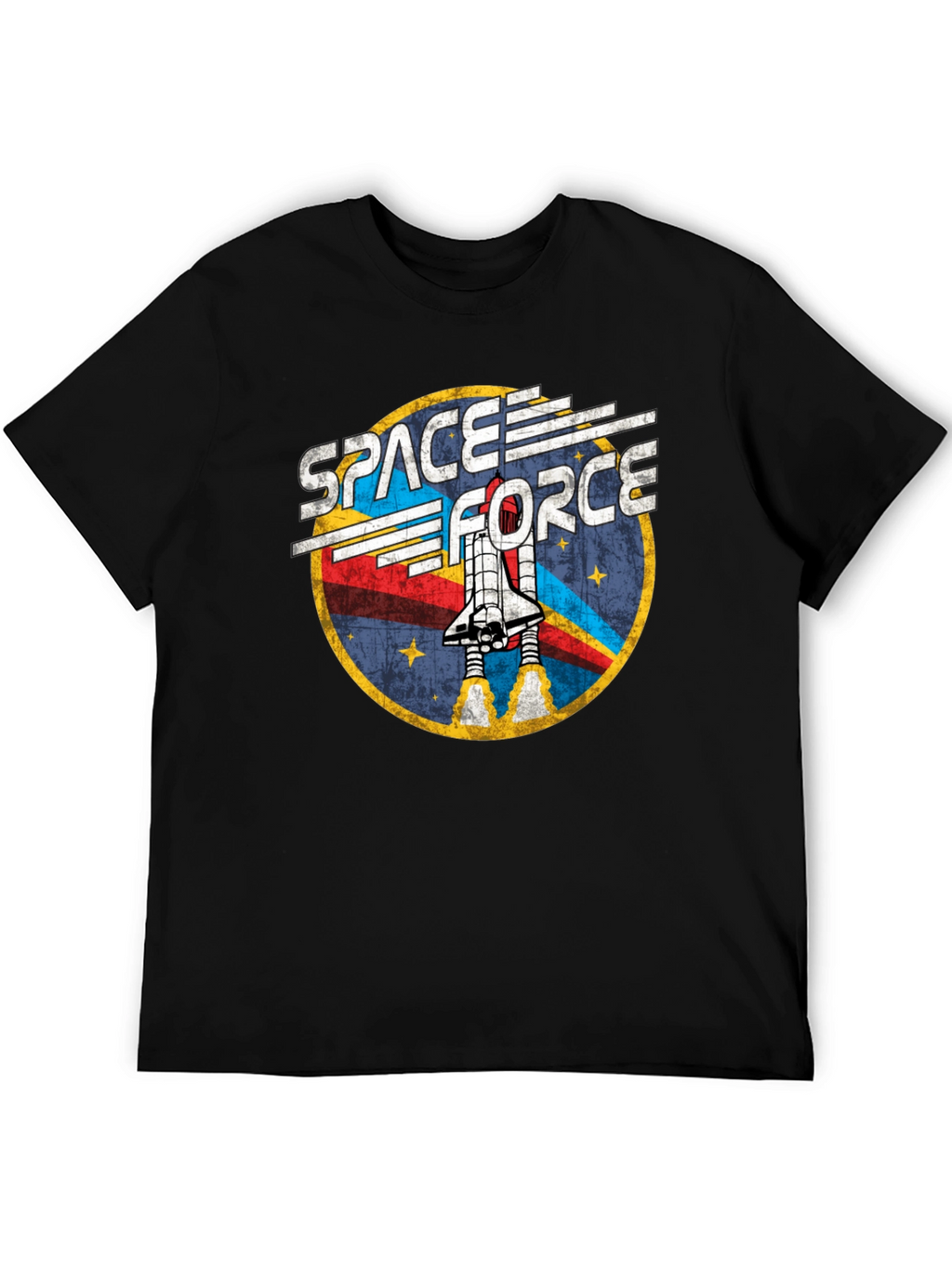 Space Force Graphic T-Shirt - Rocket Launch Design