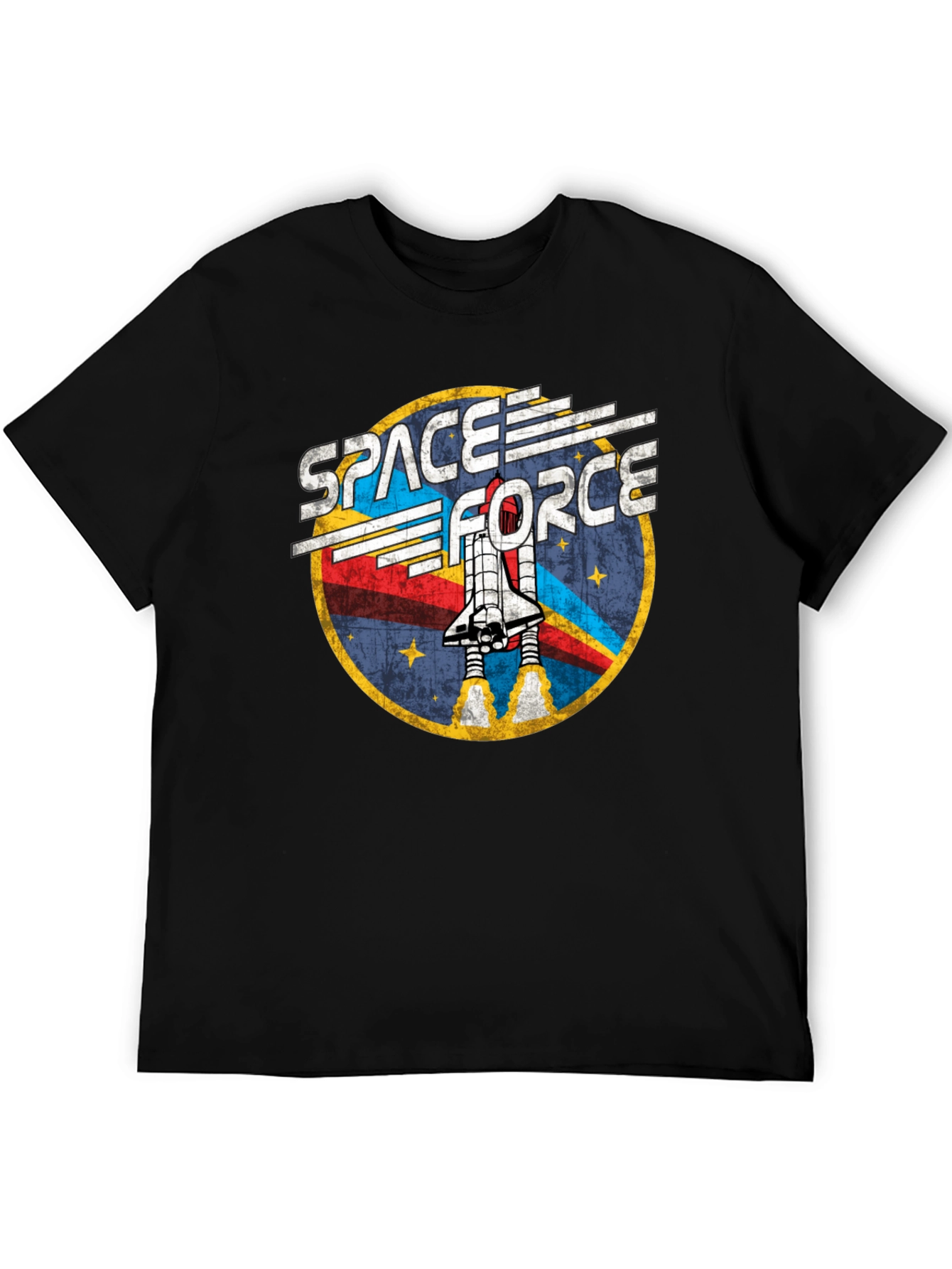 Space Force Graphic T-Shirt - Rocket Launch Design