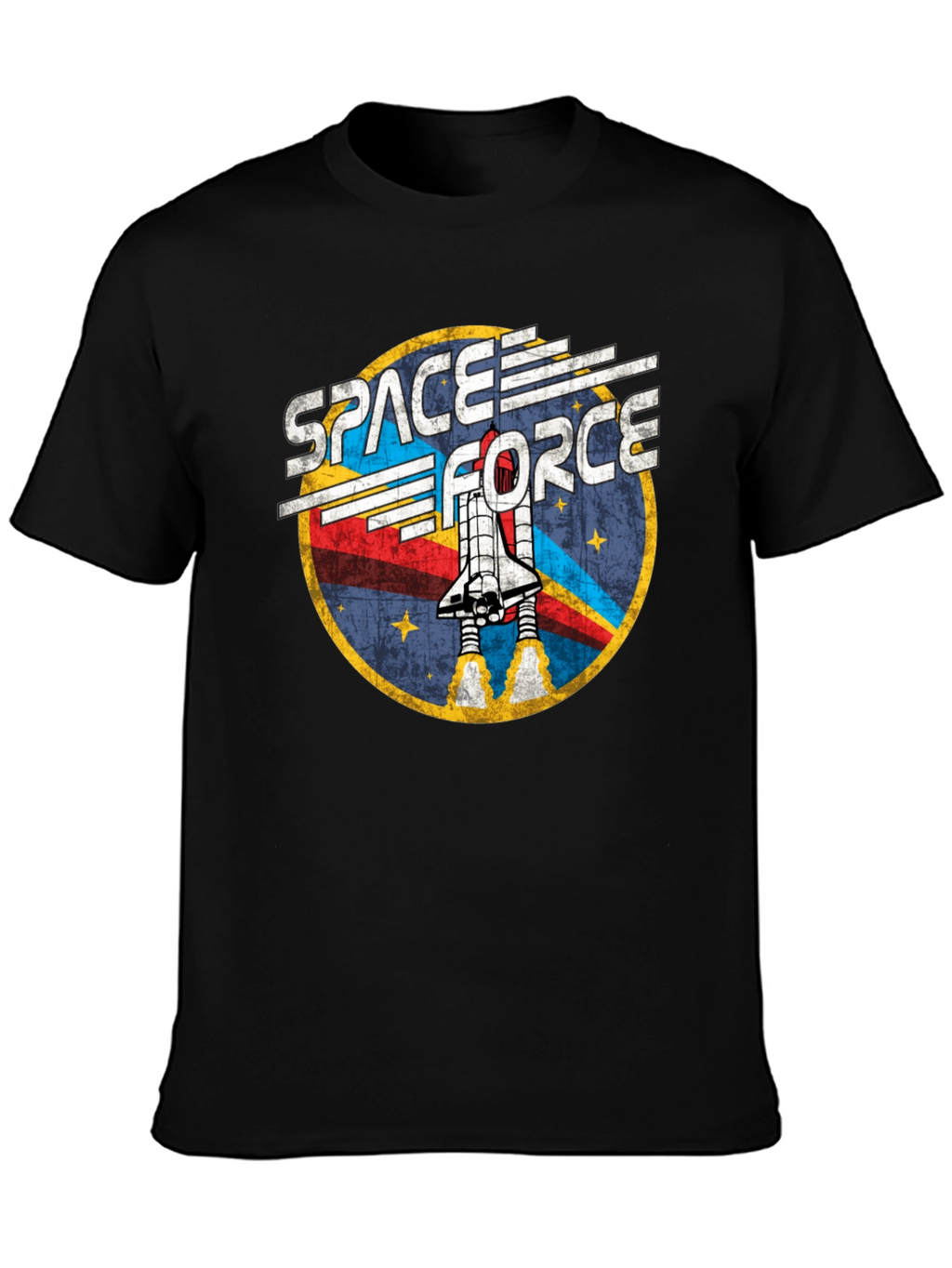 Space Force Graphic T-Shirt - Rocket Launch Design
