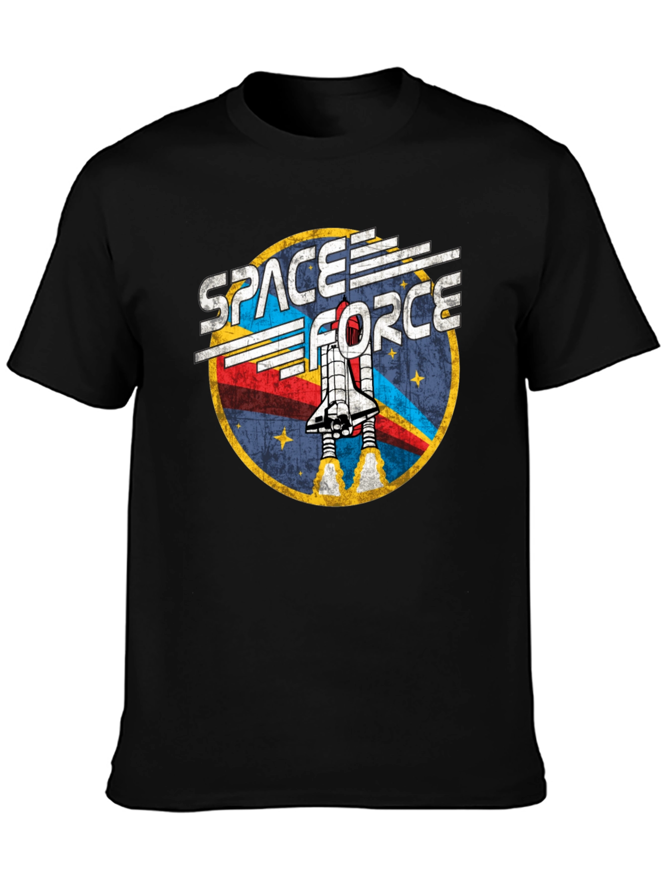 Space Force Graphic T-Shirt - Rocket Launch Design