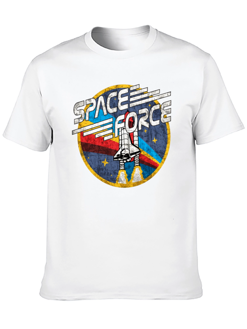 Space Force Graphic T-Shirt - Rocket Launch Design