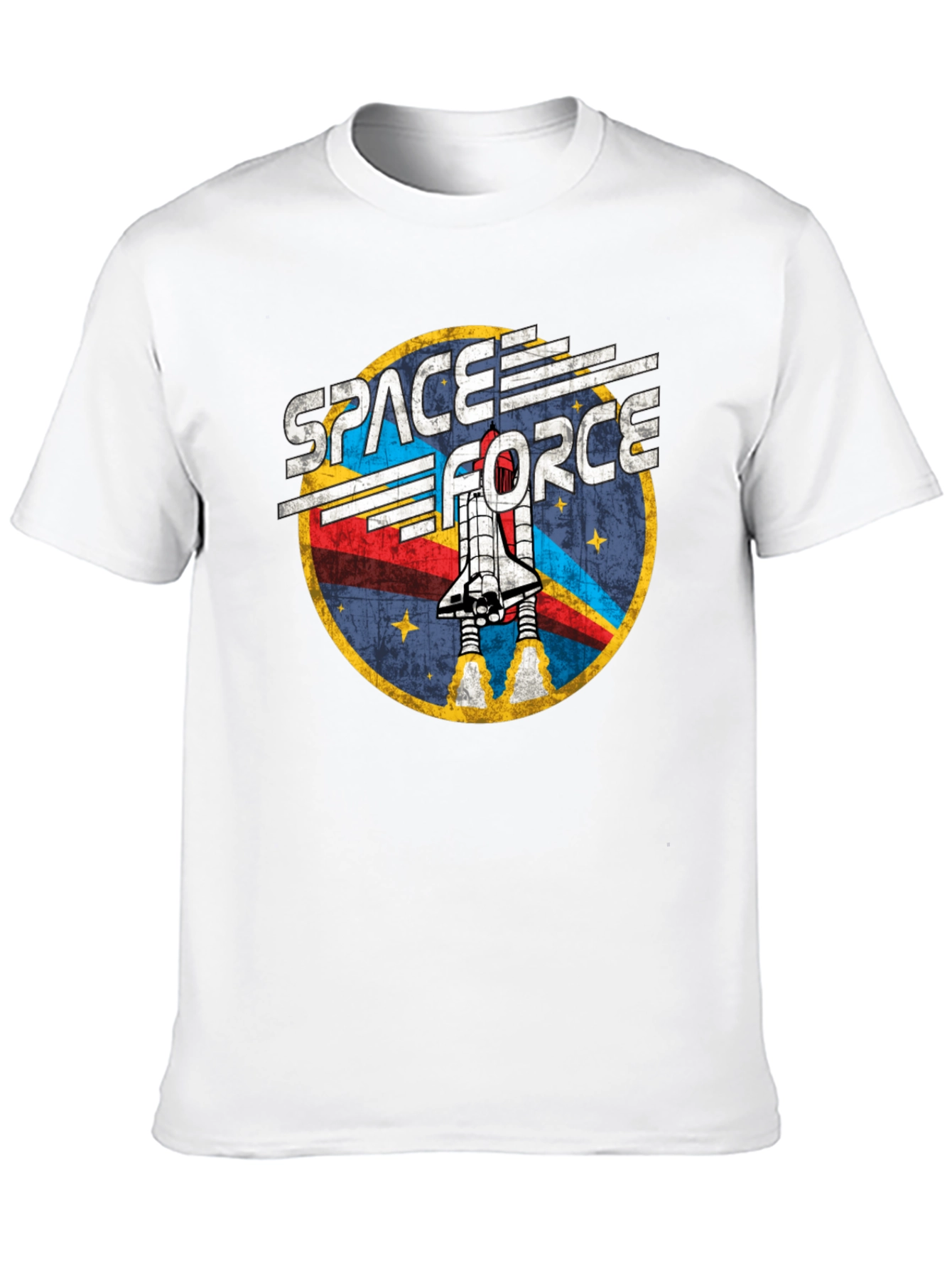 Space Force Graphic T-Shirt - Rocket Launch Design
