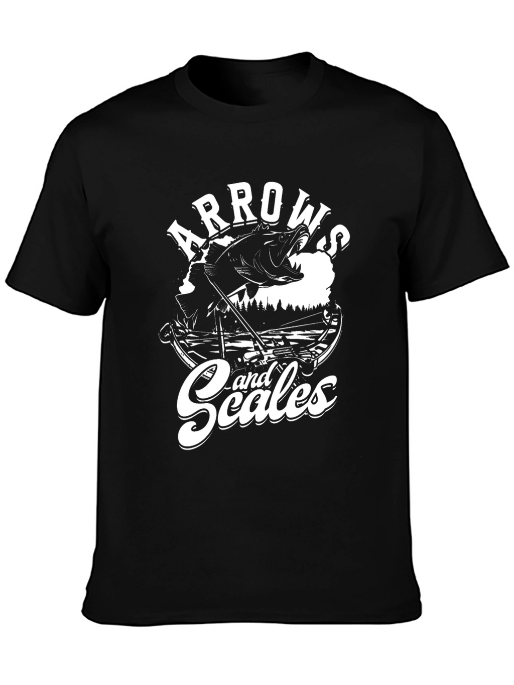 Arrows and Scales Fishing T-Shirt