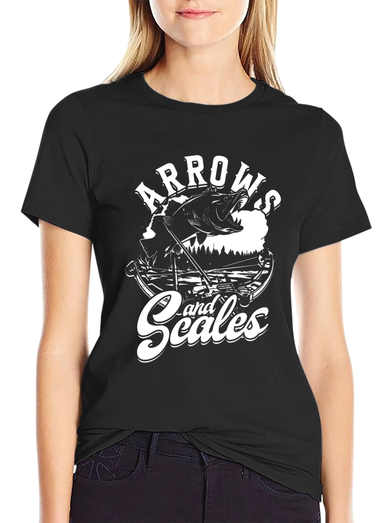 Arrows and Scales Fishing T-Shirt