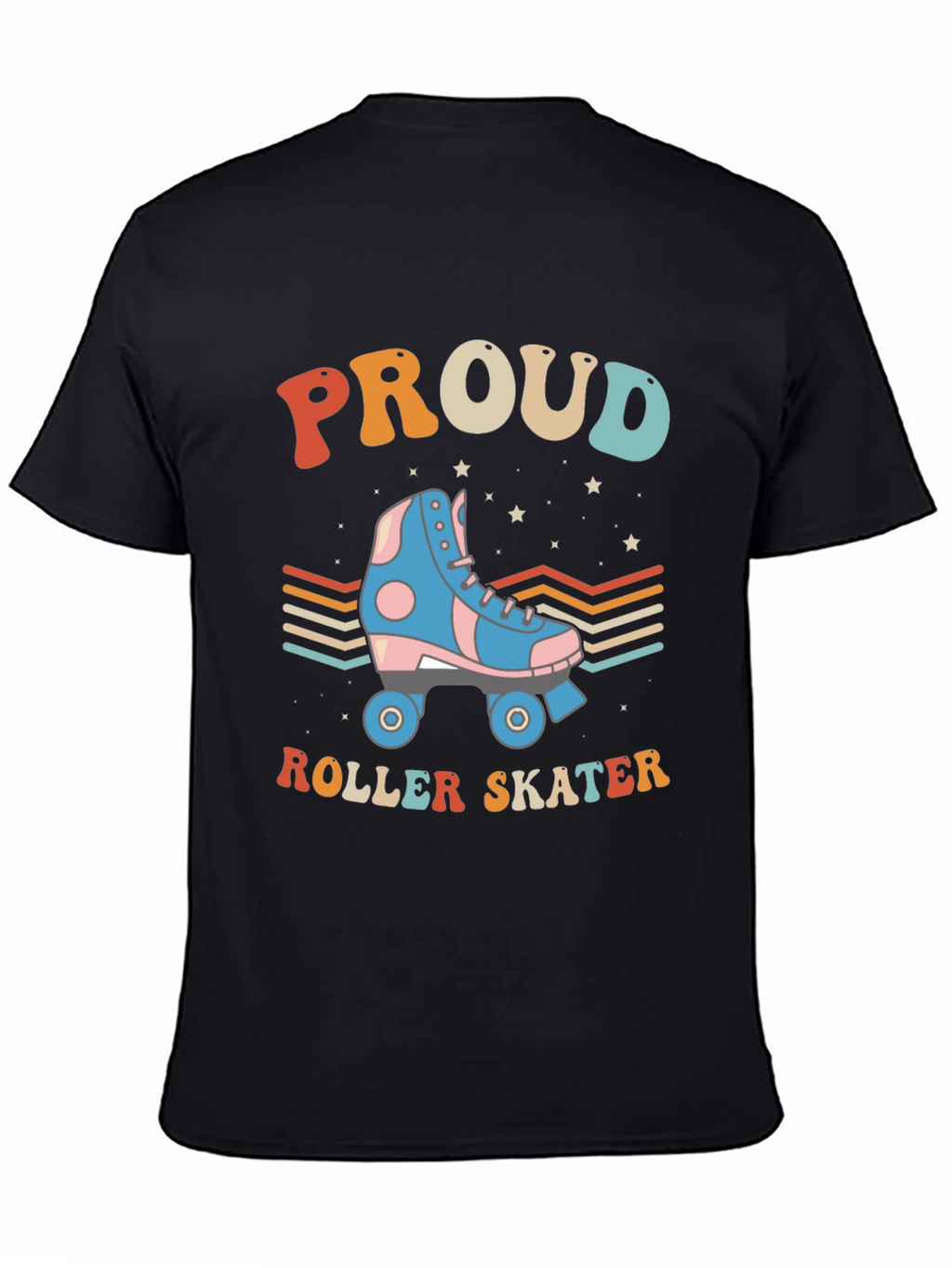 Proud Roller Skater Graphic Tee Retro Style T-Shirt