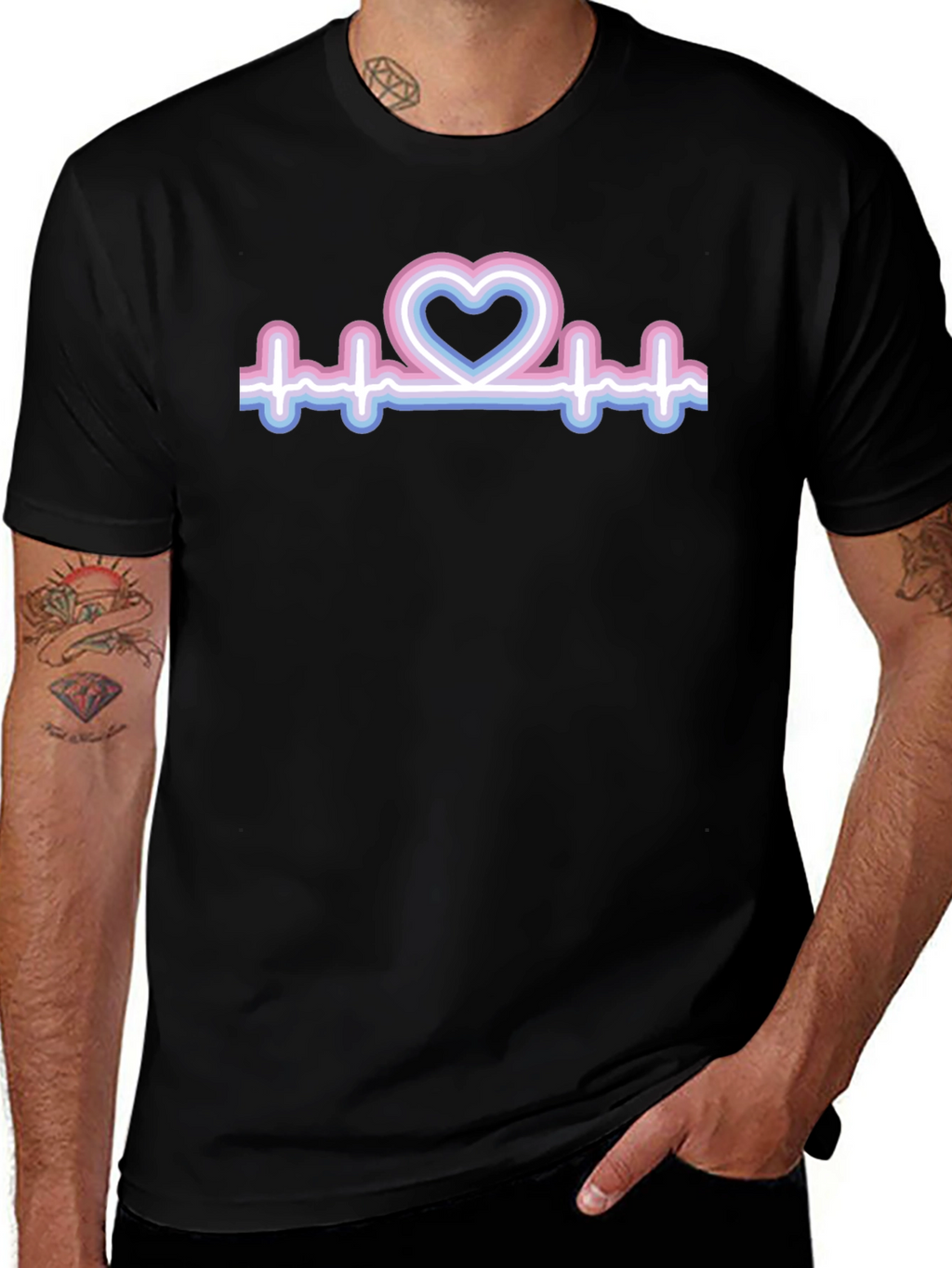 Trans Heartbeat T-Shirt - Pride Tee