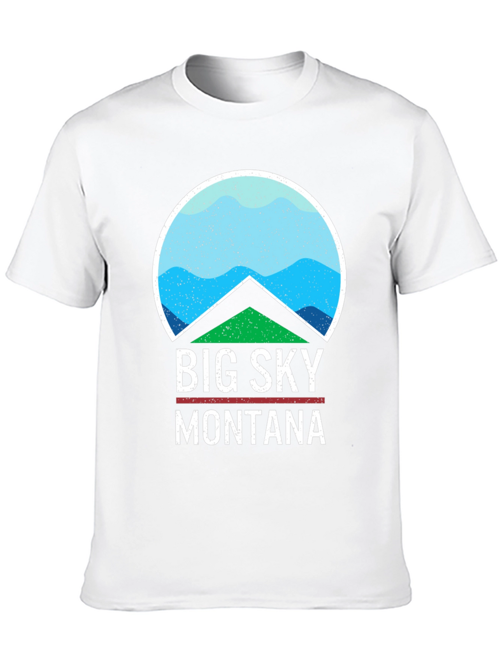 Big Sky Montana Graphic Tee - Mountain Design