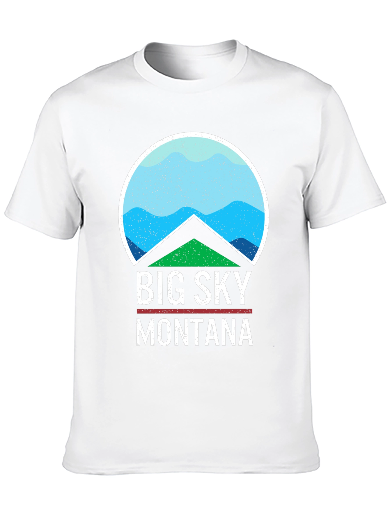 Big Sky Montana Graphic Tee - Mountain Design