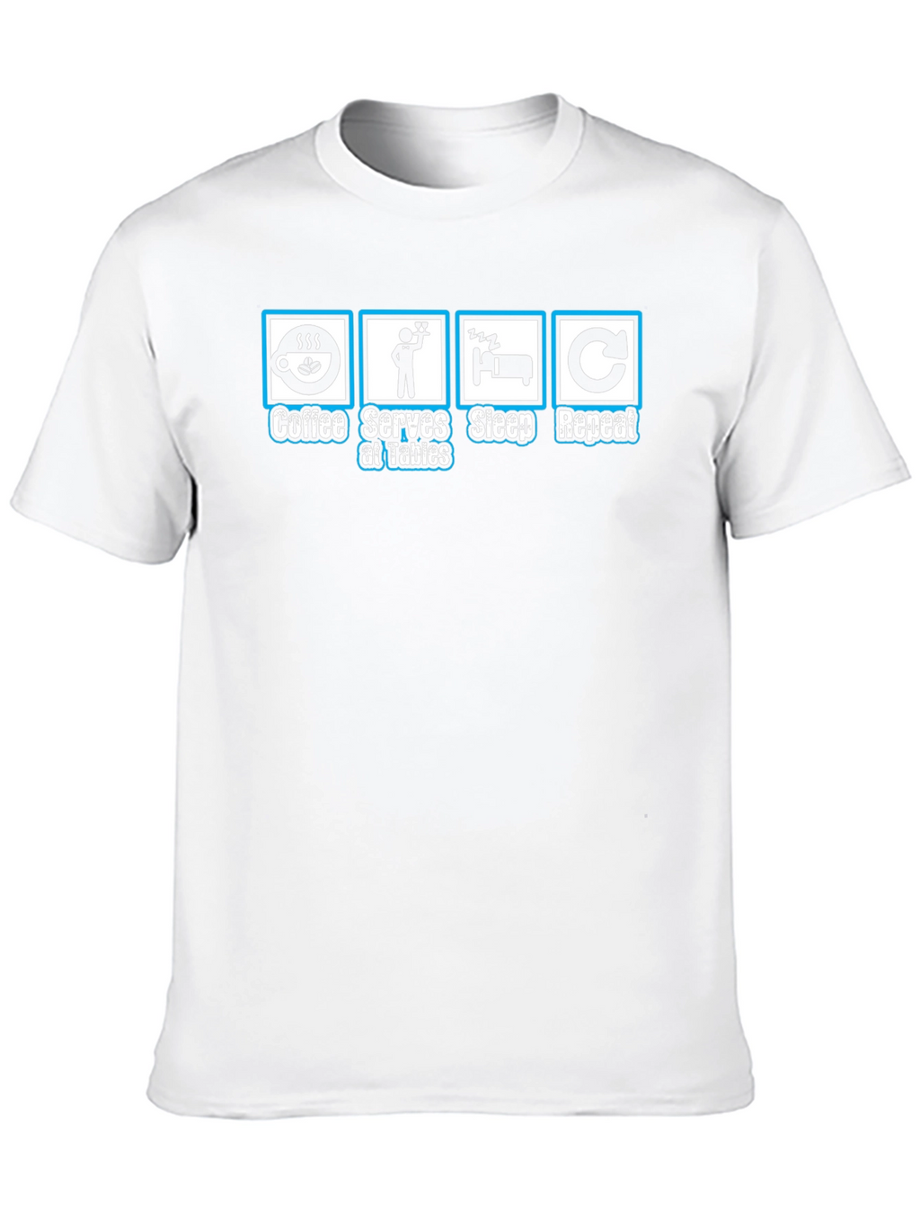 Coffee Serves Sleep Repeat Graphic T-Shirt