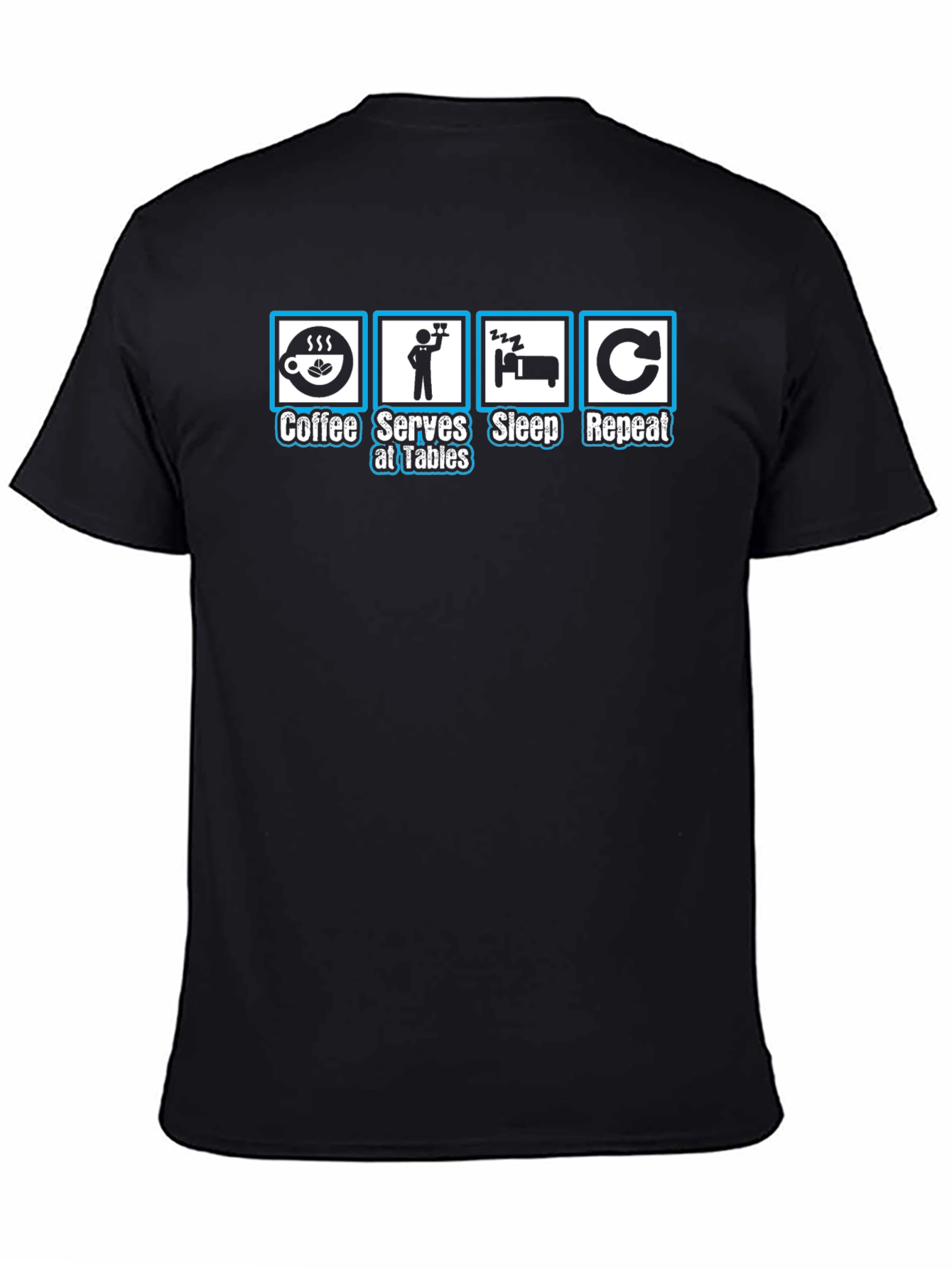 Coffee Serves Sleep Repeat Graphic T-Shirt