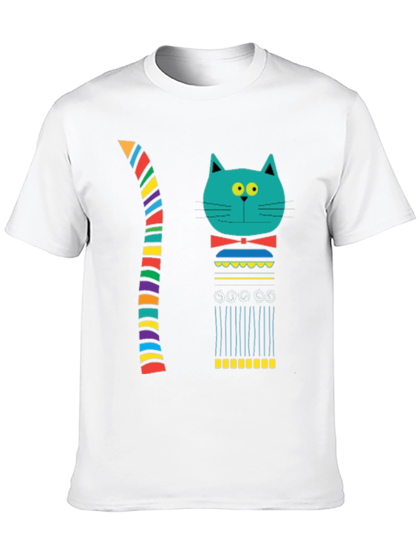 Funky Cat Graphic T-Shirt - Unique Design
