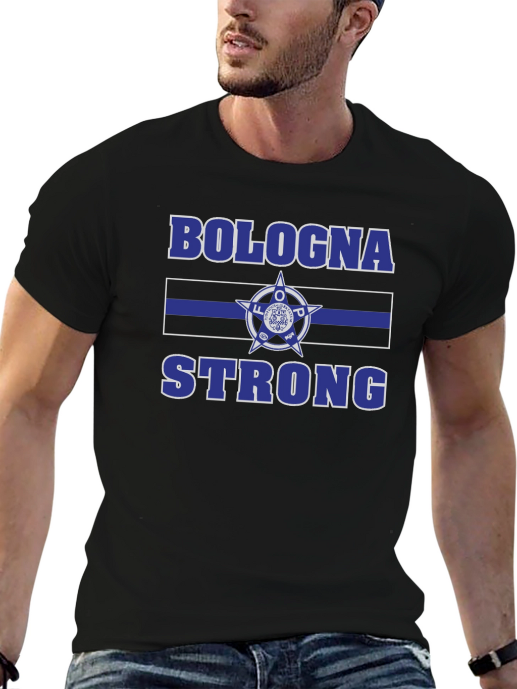 Bologna Strong Black T-Shirt