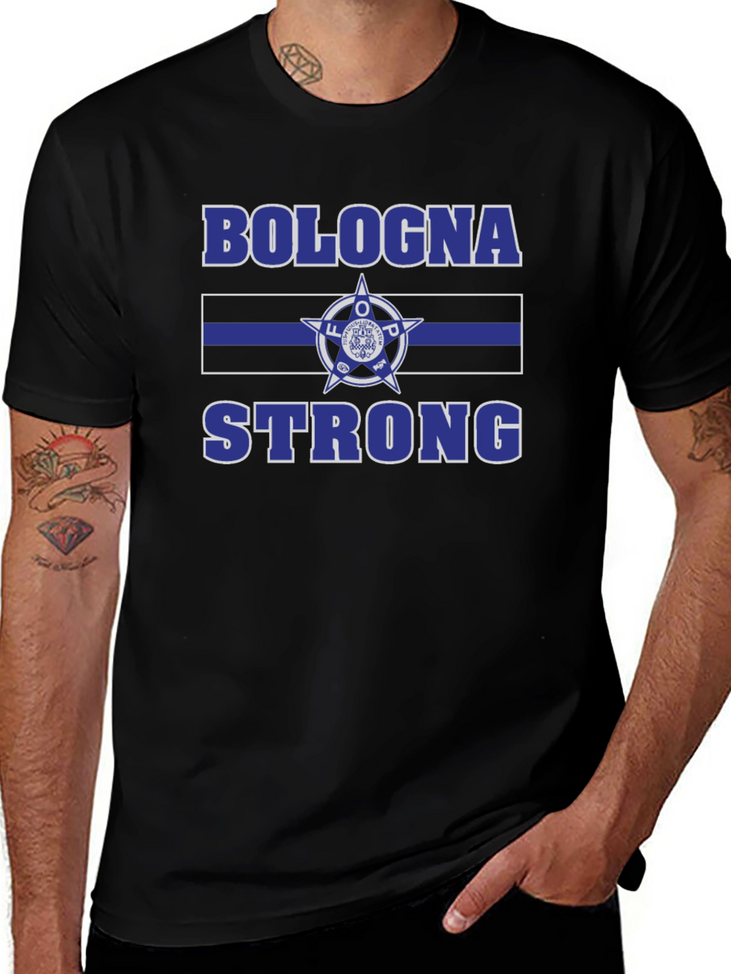 Bologna Strong Black T-Shirt