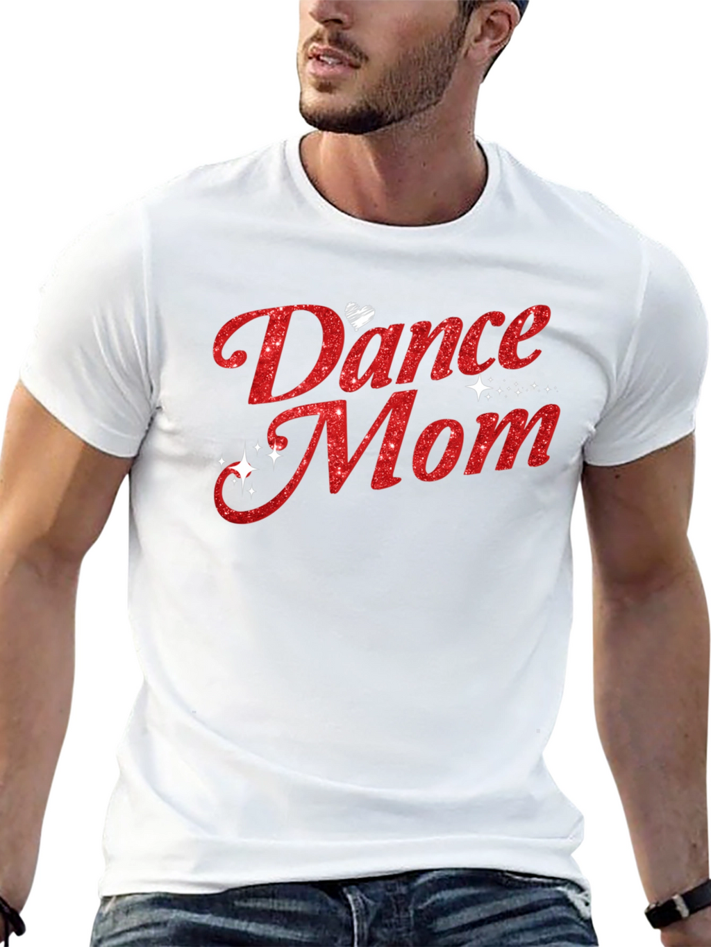 Dance Mom Glitter Graphic Tee