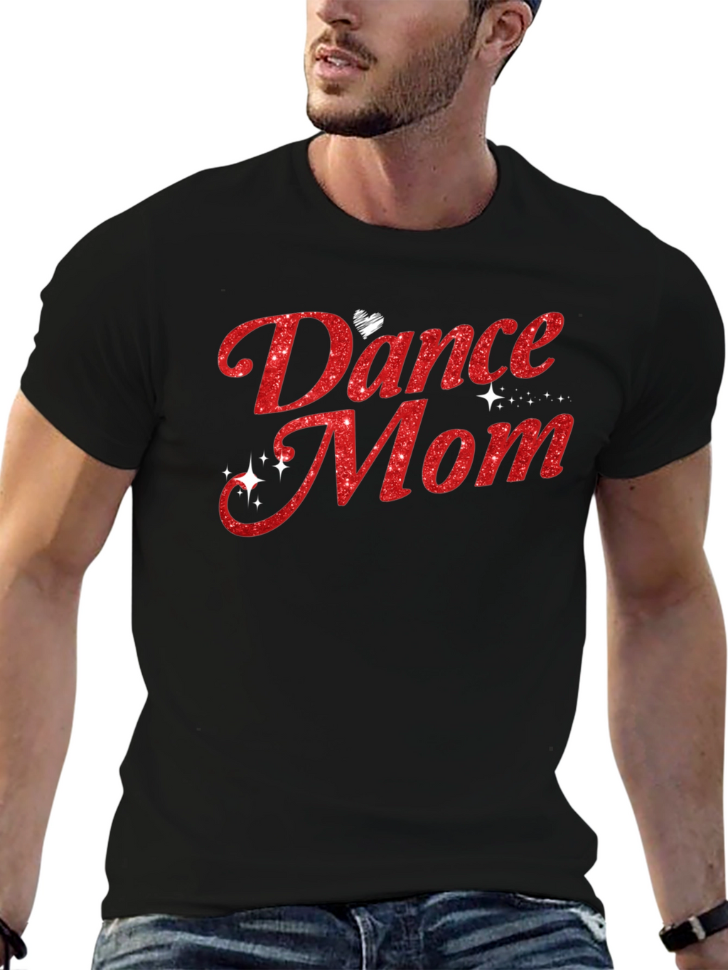 Dance Mom Glitter Graphic Tee