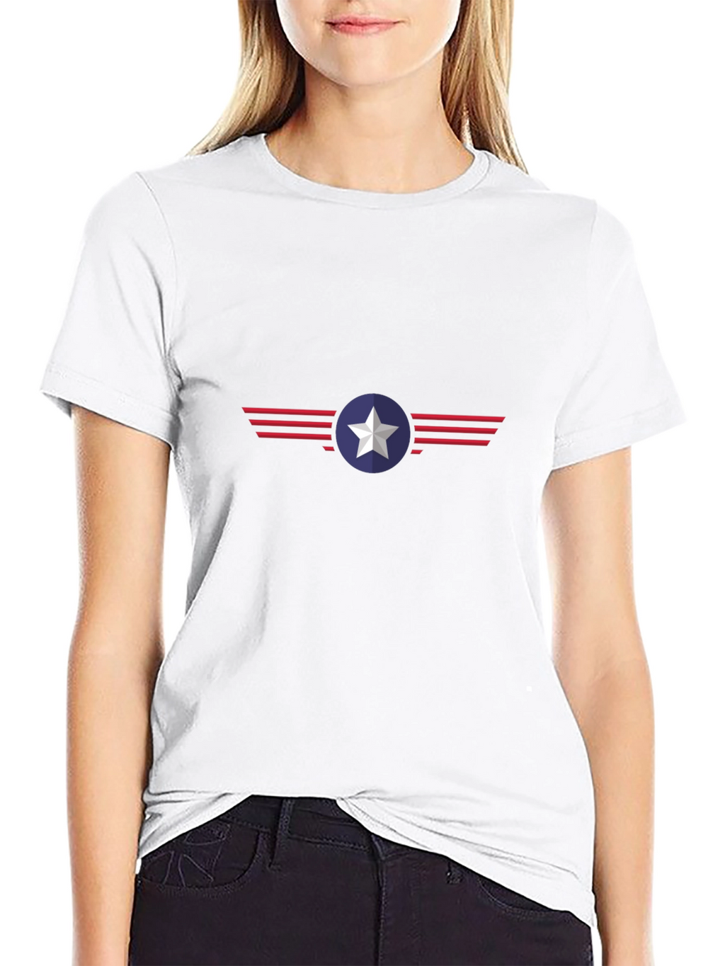 Mens Graphic Tee - Star & Stripes Design