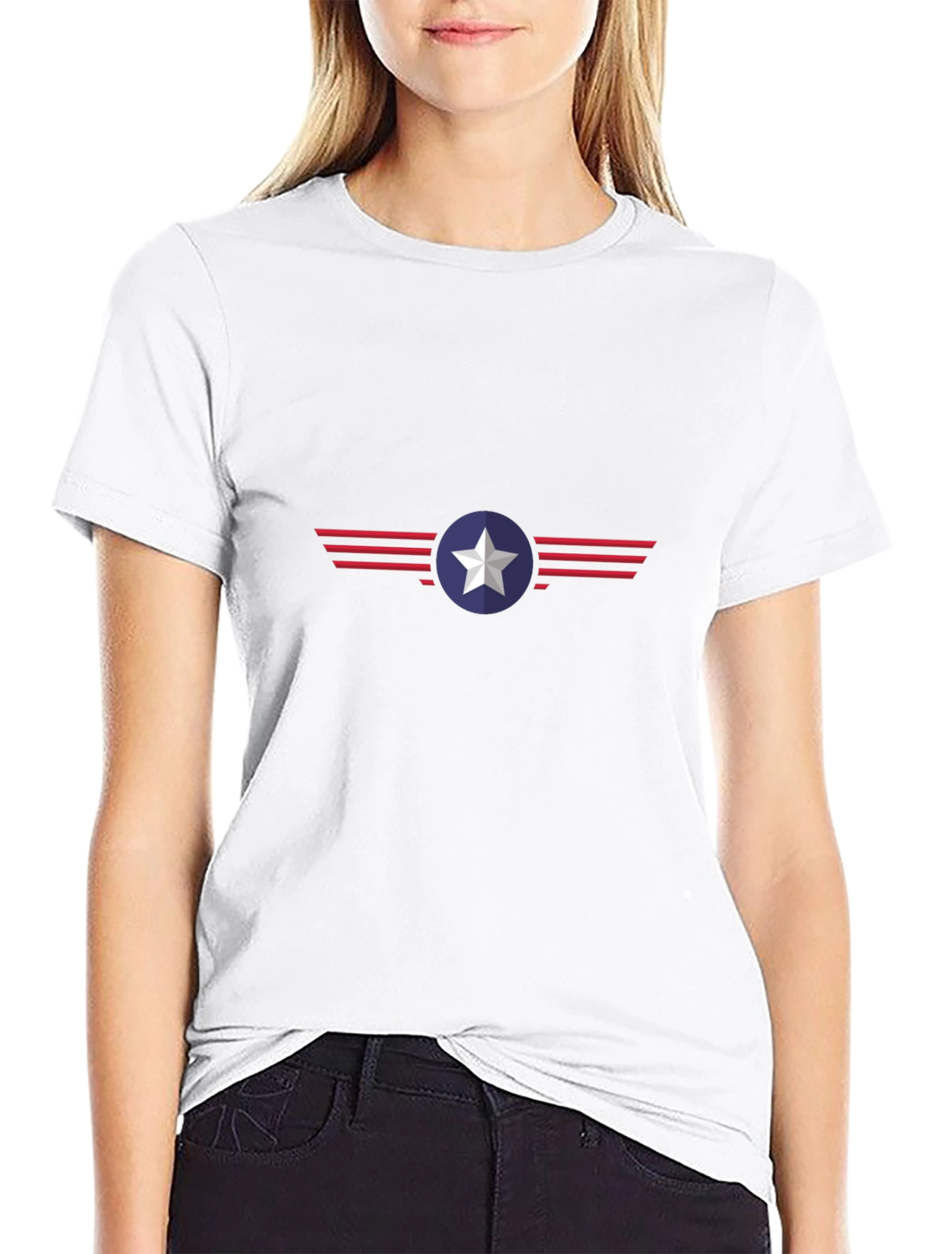 Mens Graphic Tee - Star & Stripes Design