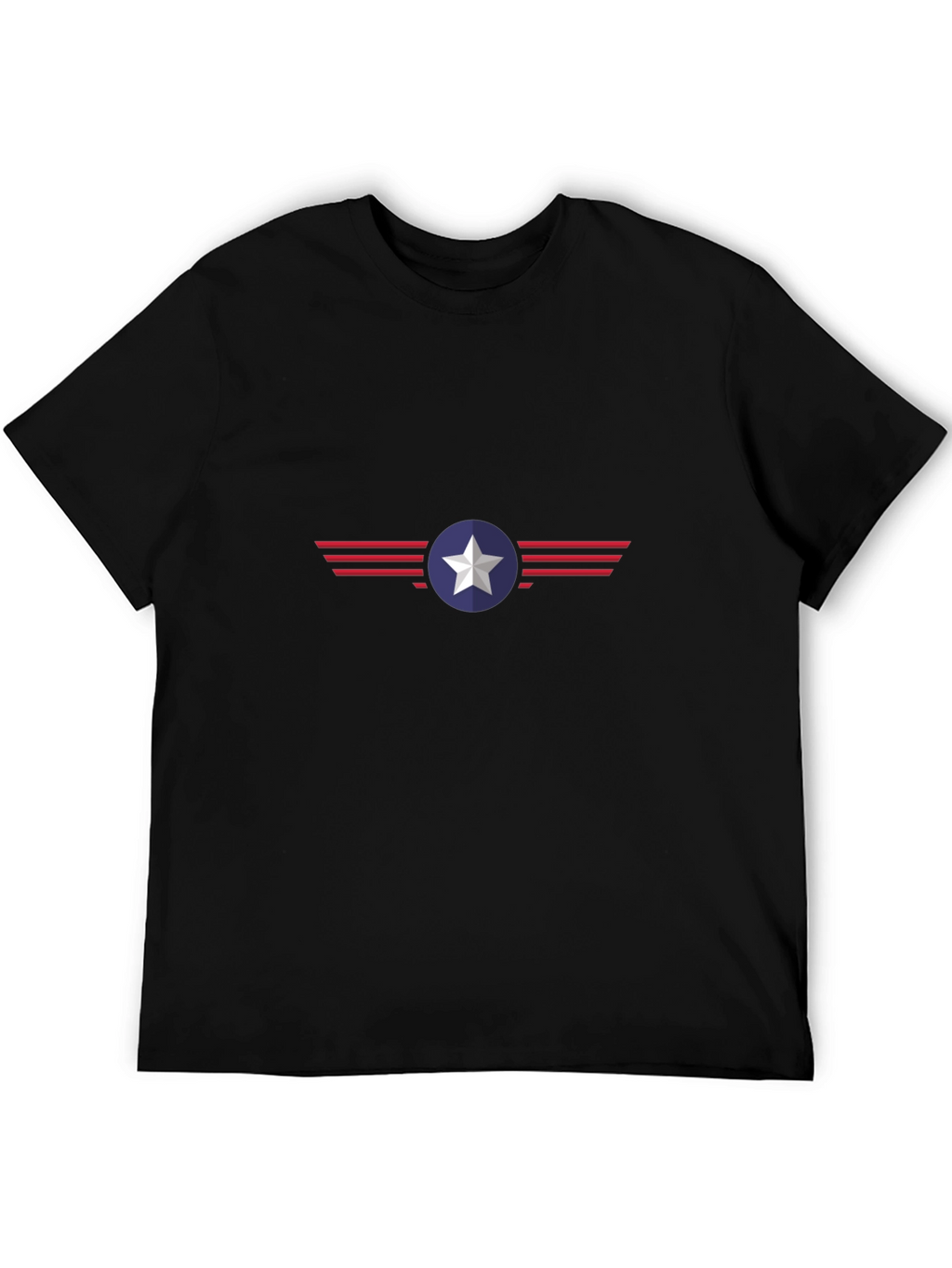 Mens Graphic Tee - Star & Stripes Design