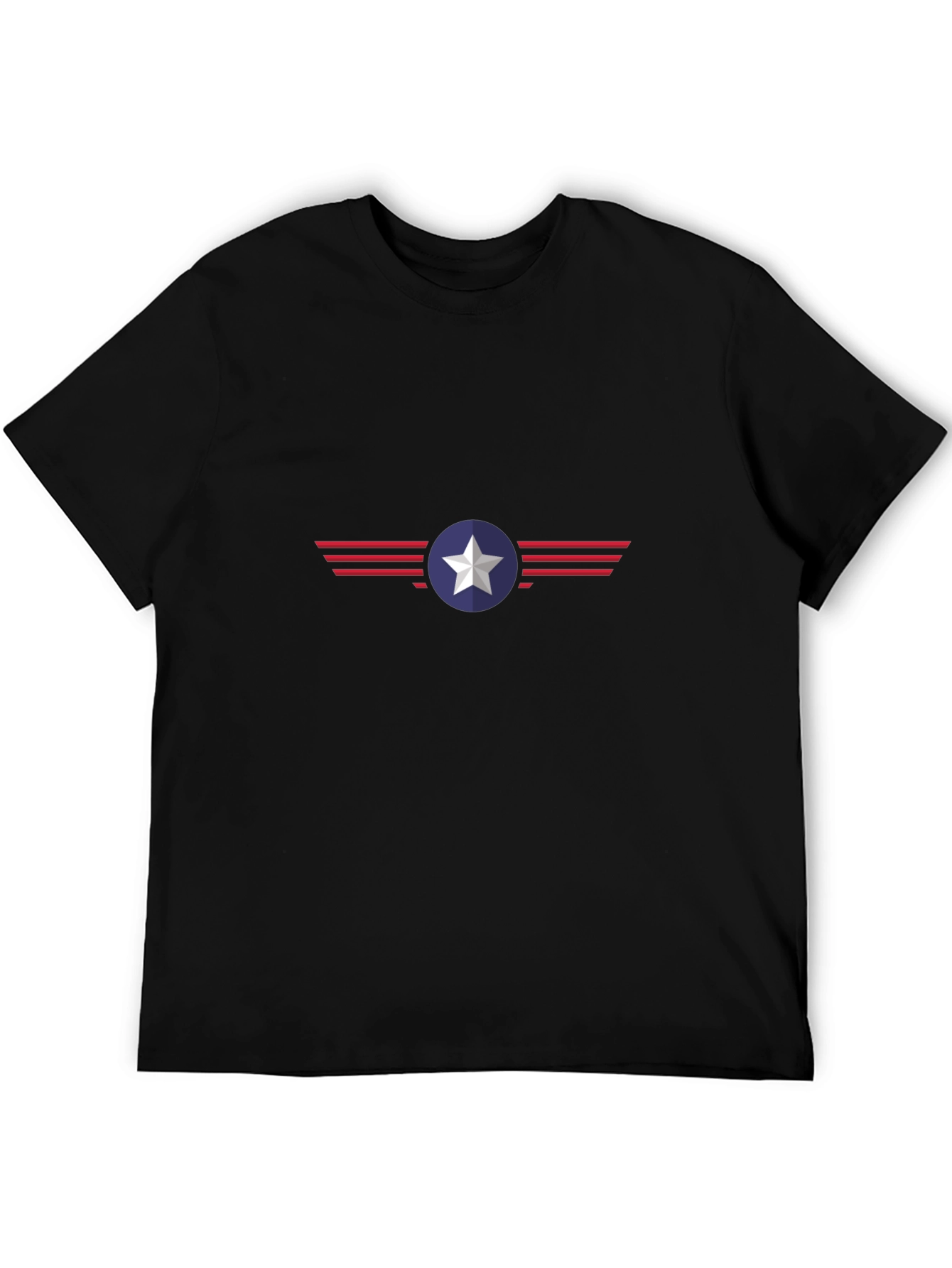 Mens Graphic Tee - Star & Stripes Design