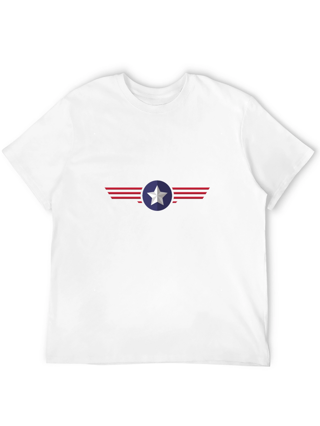 Mens Graphic Tee - Star & Stripes Design