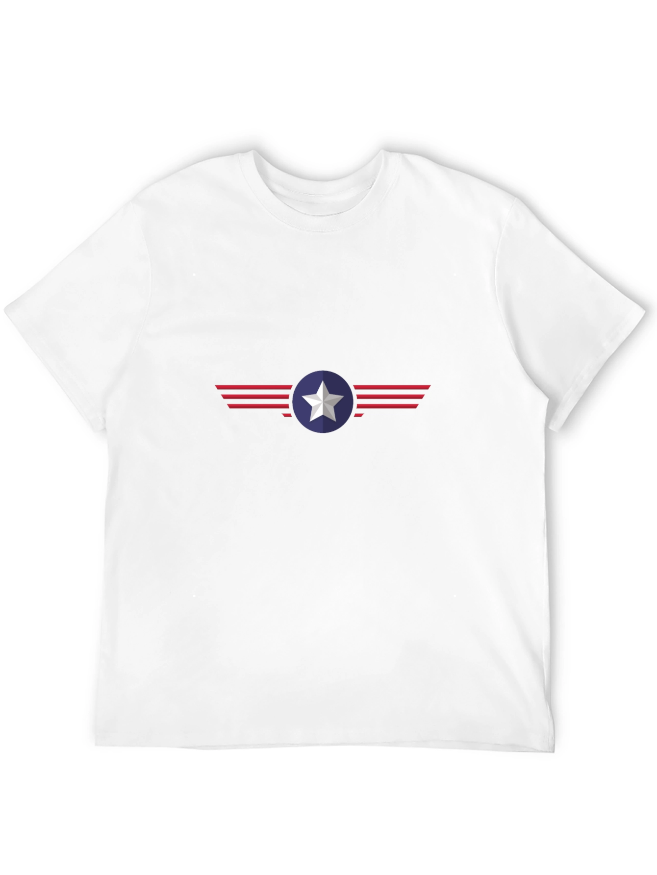 Mens Graphic Tee - Star & Stripes Design