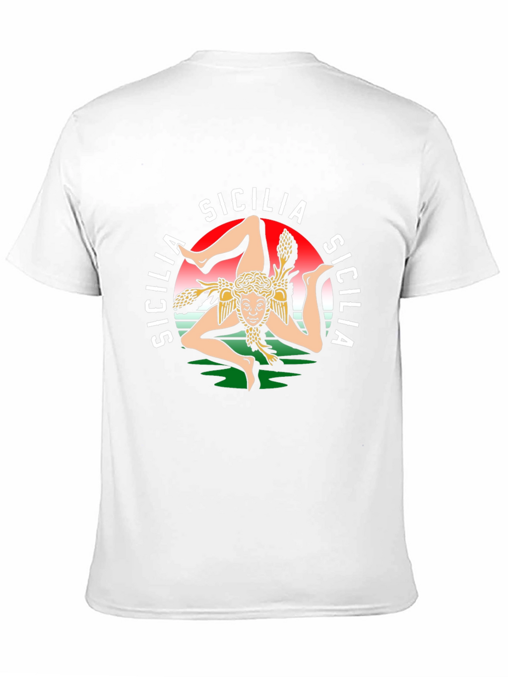 Sicilia Graphic Tee - Italian Pride Black T-Shirt