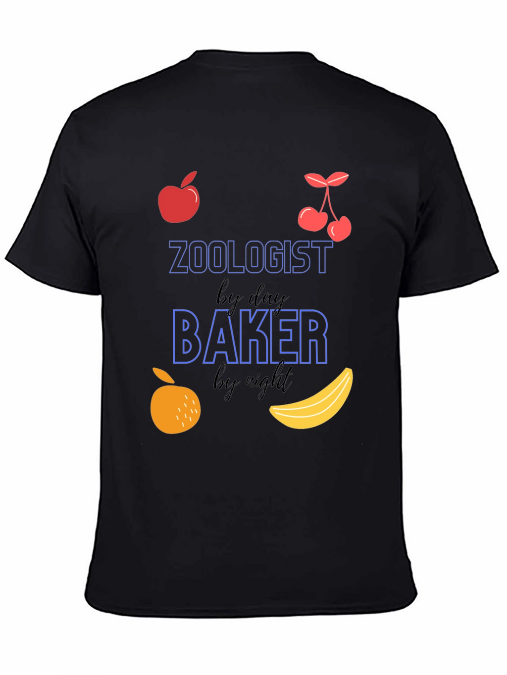 Zoologist by Day Baker by Night Funny T-Shirt