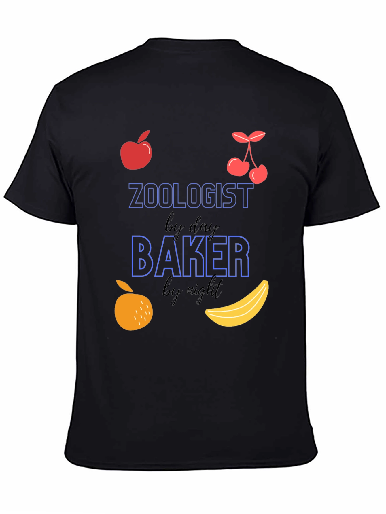 Zoologist by Day Baker by Night Funny T-Shirt