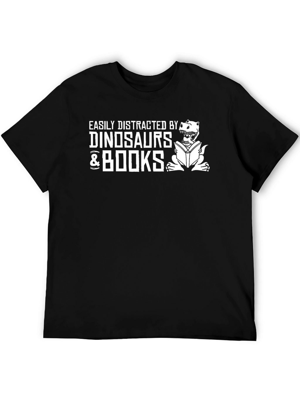 Dinosaur & Book Lover T-Shirt