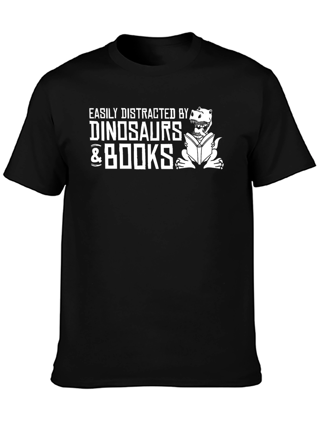 Dinosaur & Book Lover T-Shirt