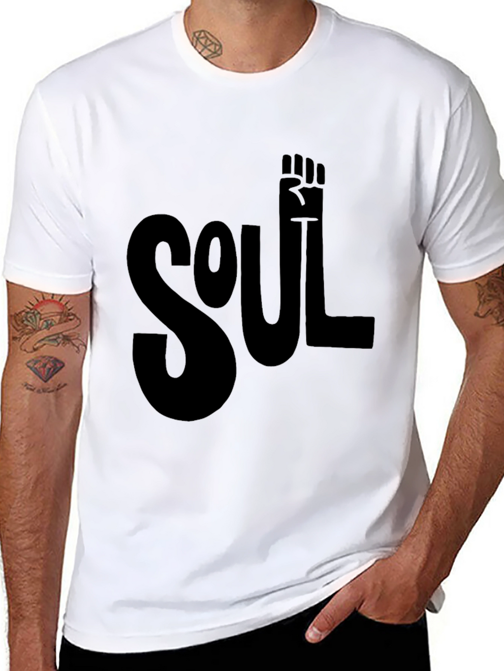 Soul Fist Black Graphic T-Shirt