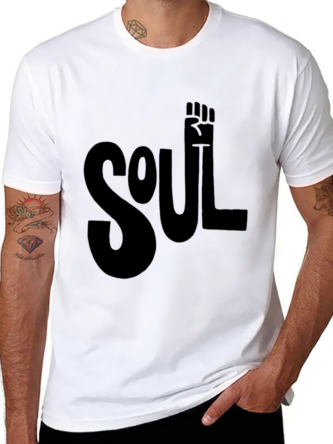 Soul Fist Black Graphic T-Shirt