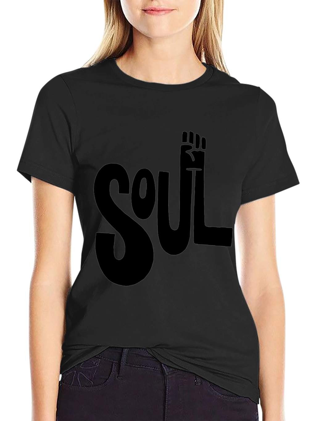 Soul Fist Black Graphic T-Shirt