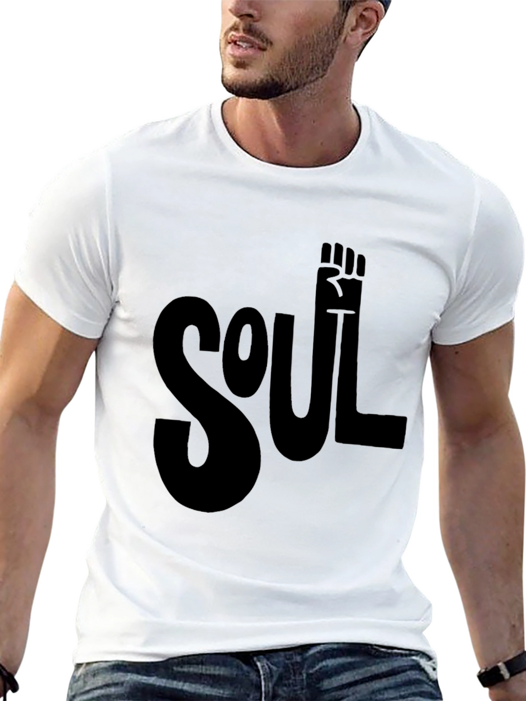 Soul Fist Black Graphic T-Shirt