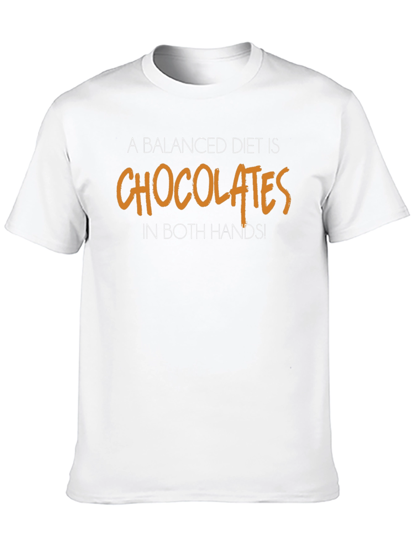 Chocolate Lovers Diet T-Shirt - Balanced Diet Funny Tee