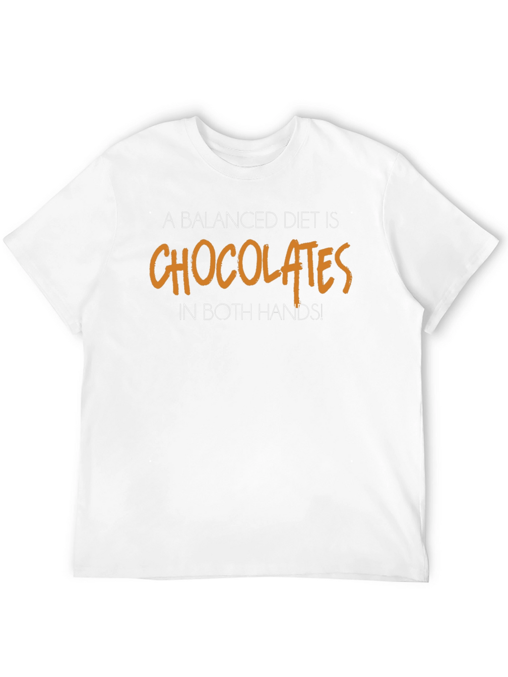 Chocolate Lovers Diet T-Shirt - Balanced Diet Funny Tee