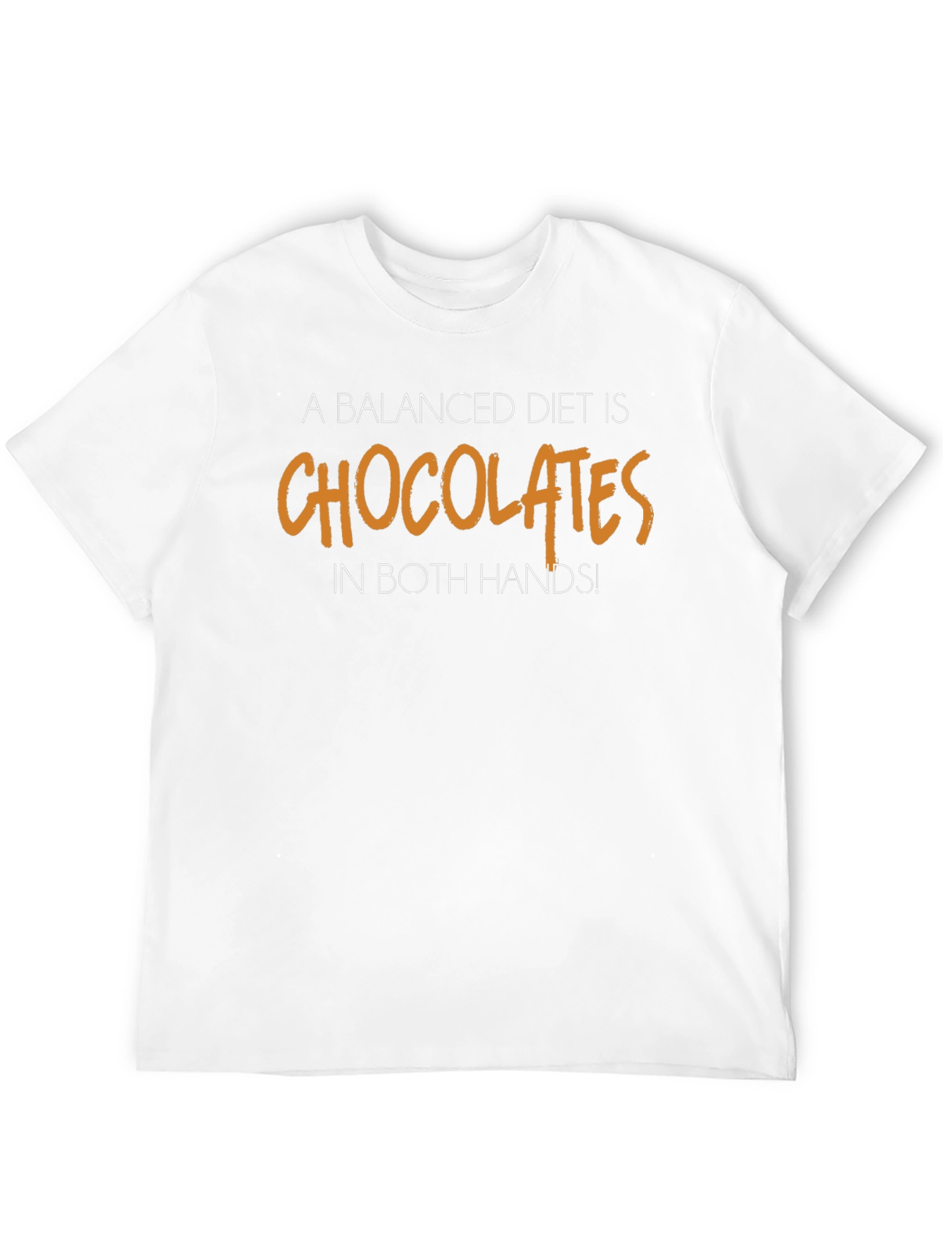 Chocolate Lovers Diet T-Shirt - Balanced Diet Funny Tee