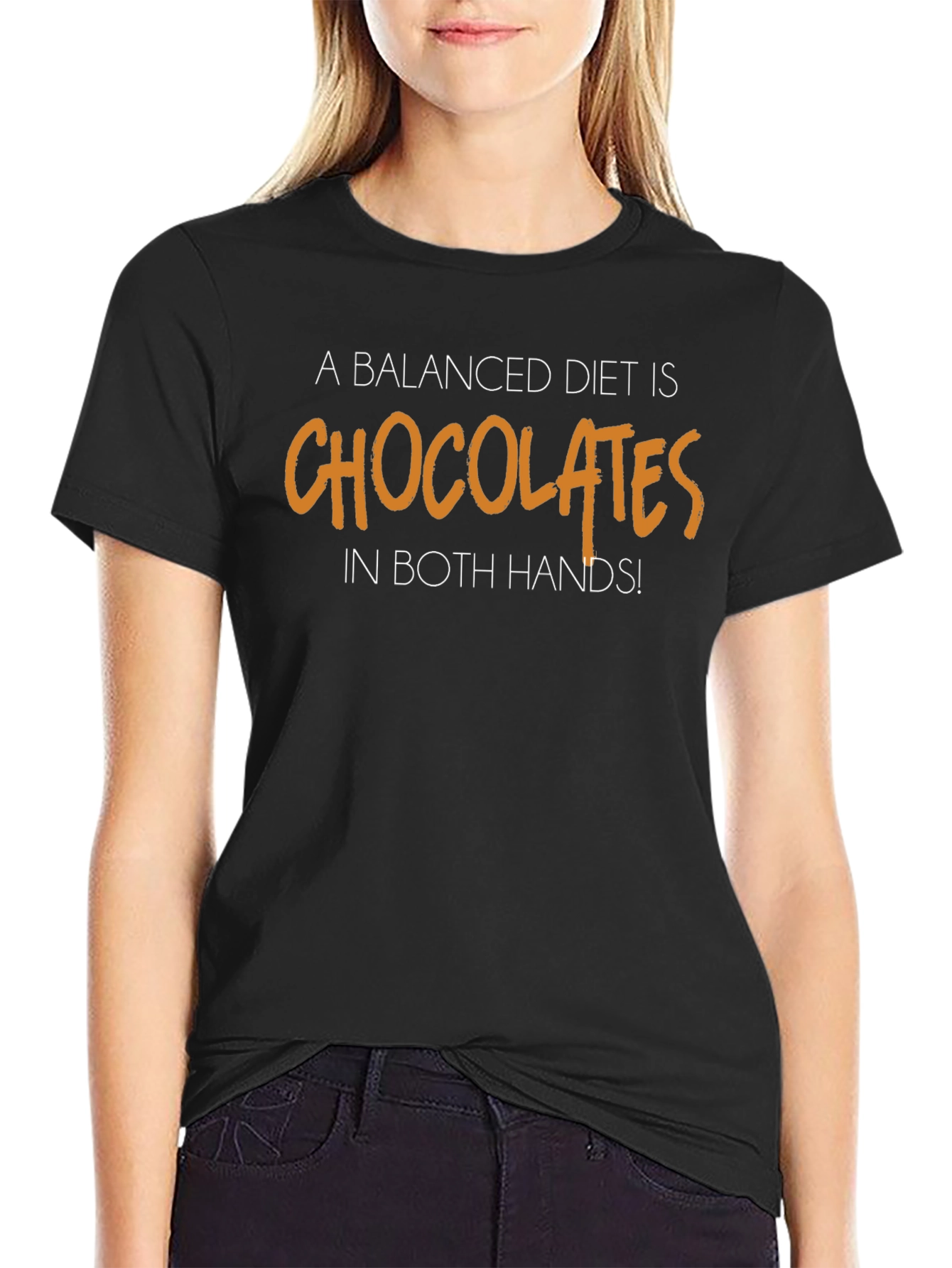 Chocolate Lovers Diet T-Shirt - Balanced Diet Funny Tee