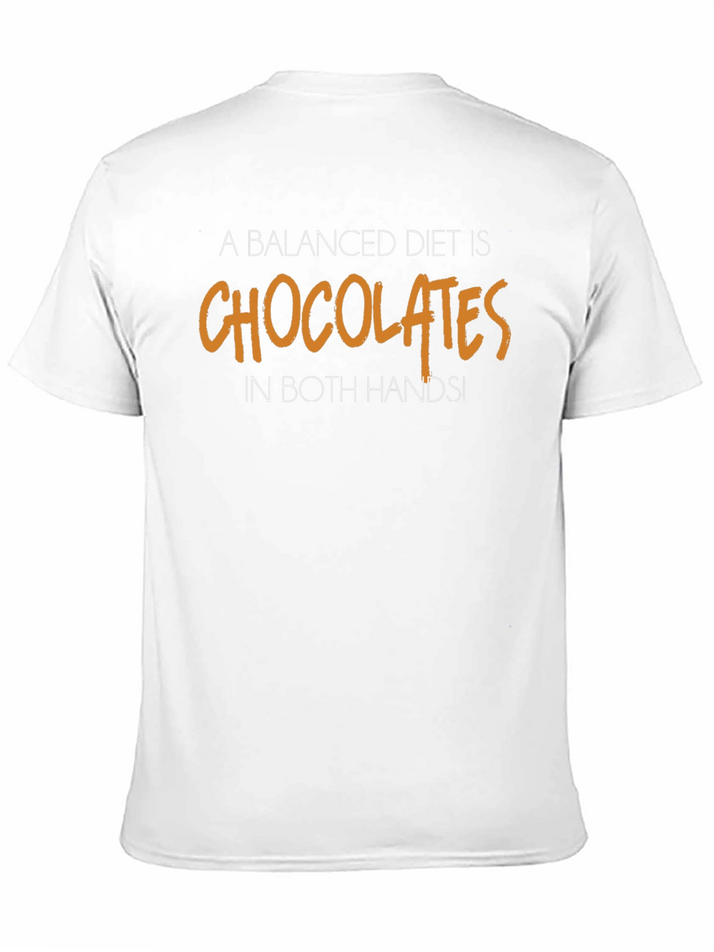 Chocolate Lovers Diet T-Shirt - Balanced Diet Funny Tee