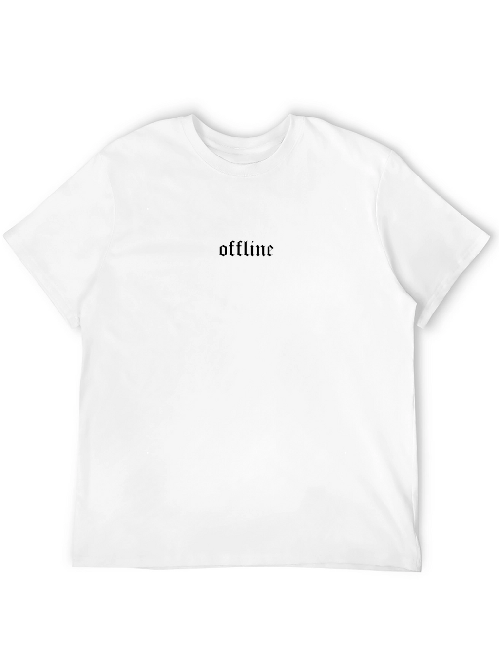 Offline Graphic Black T-Shirt