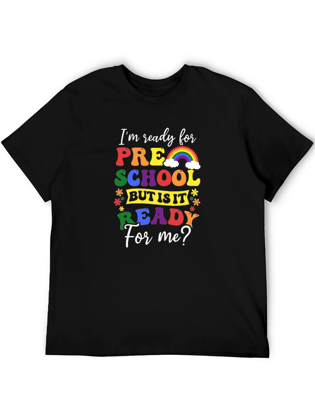 Ready for Preschool Rainbow Tee
